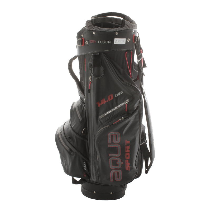 Big Max Aqua Sport Org 14 Cart Bag - Black/Red/Grey