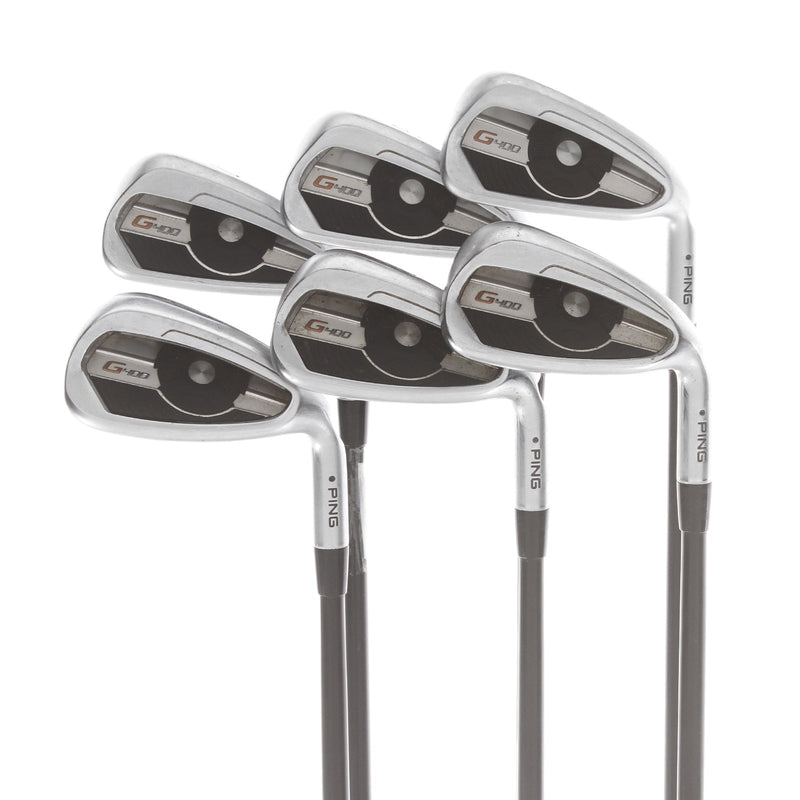 Ping G400 Graphite Mens Right Hand Irons 5-PW Black Dot Regular - Alta CB AWT