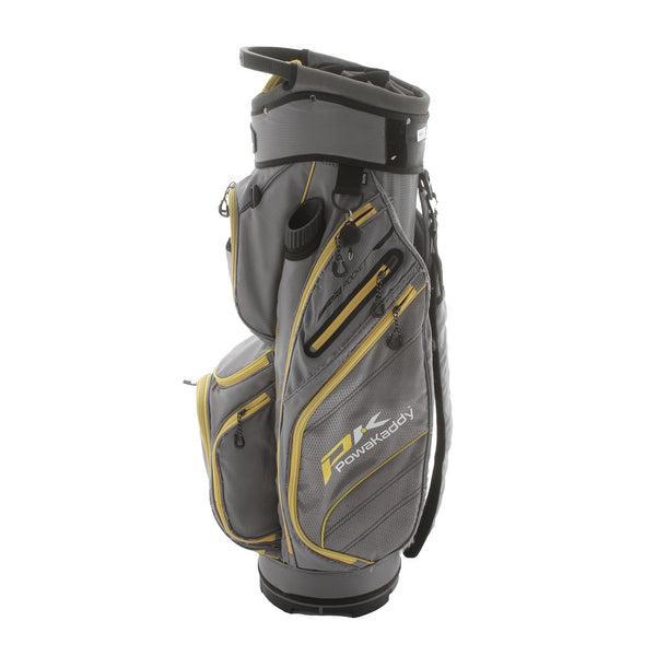 PowaKaddy Dri Pocket Cart Bag - Grey/Yellow