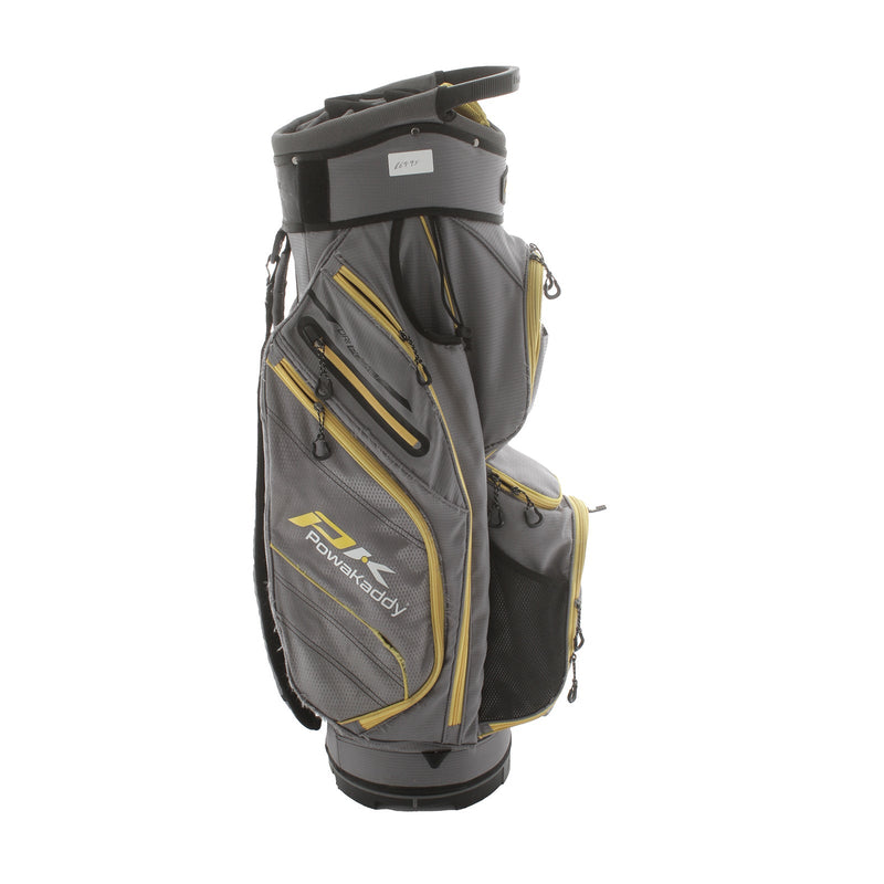 PowaKaddy Dri Pocket Cart Bag - Grey/Yellow