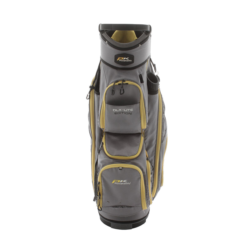 PowaKaddy Dri Pocket Cart Bag - Grey/Yellow