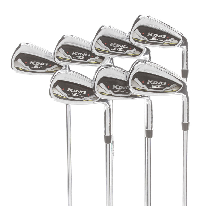 Cobra Speedzone Steel Mens Right Hand Irons 5-GW Regular - KBS Tour 90