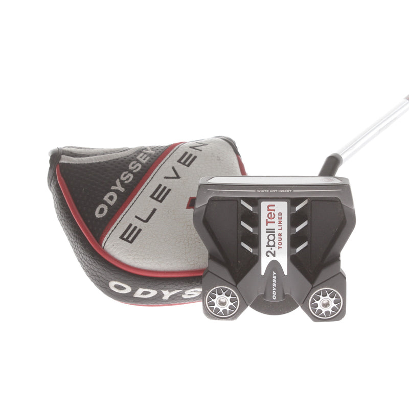 Odyssey 2-Ball Ten Tour Lined Mens Right Hand Putter 35" Mallet - Odyssey