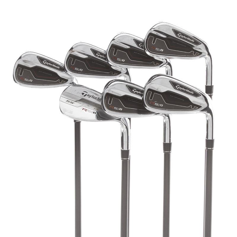 TaylorMade RSi1 Graphite Mens Right Hand Irons 5-SW Regular - REAX 55g