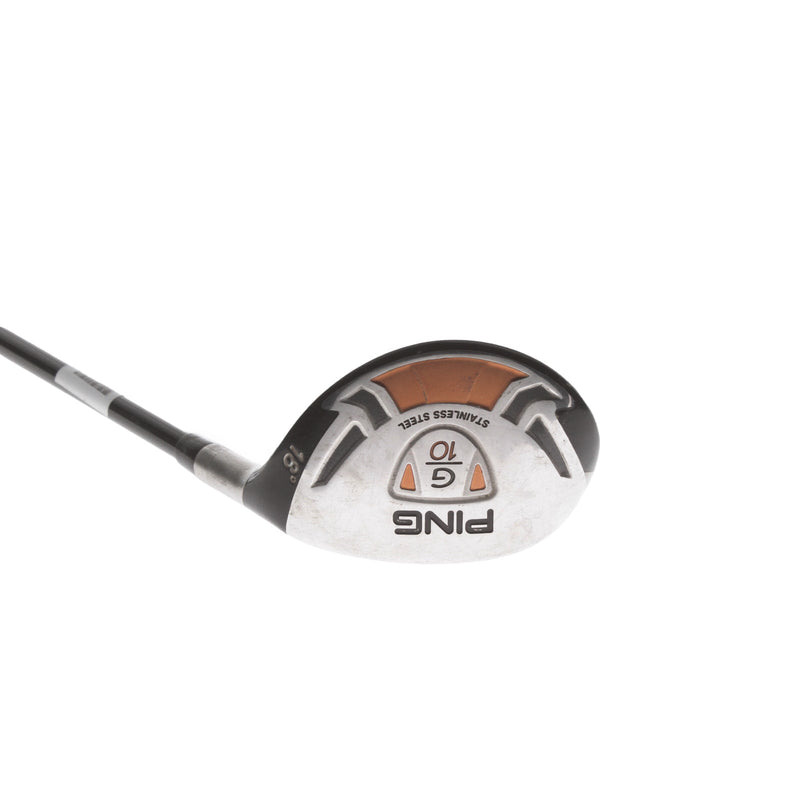 Ping G10 Graphite Mens Right Hand 3 Hybrid 18* Regular - Grafalloy ProLaunch Red