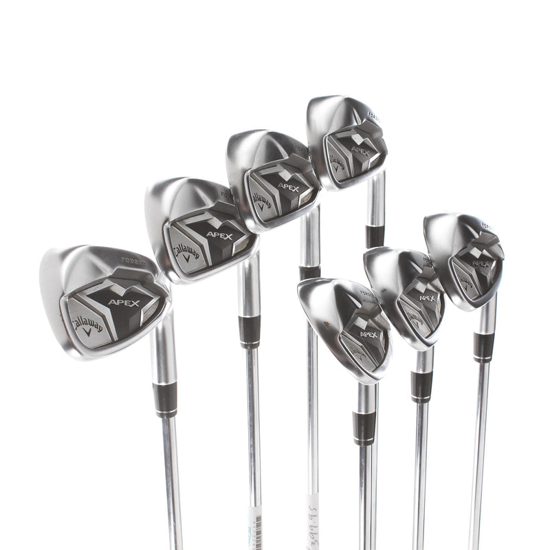 Callaway Apex CF19 Steel Mens Right Hand Irons 5-AW Stiff - Project X LZ 95 6.0