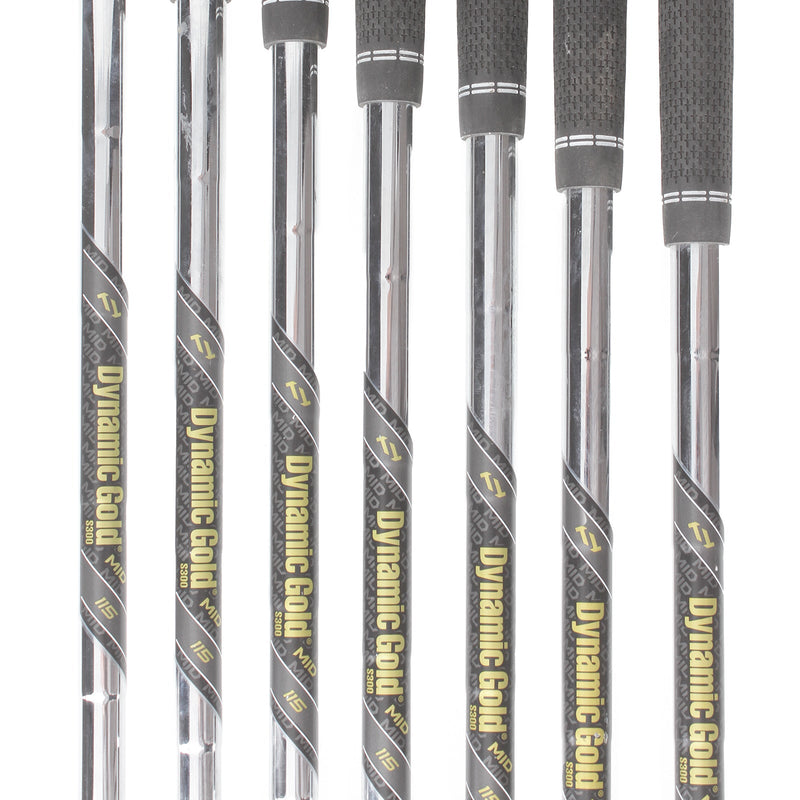 Ping i530 Steel Mens Right Hand Irons 4-PW Black Dot Stiff - Dynamic Gold Mid 115 S300