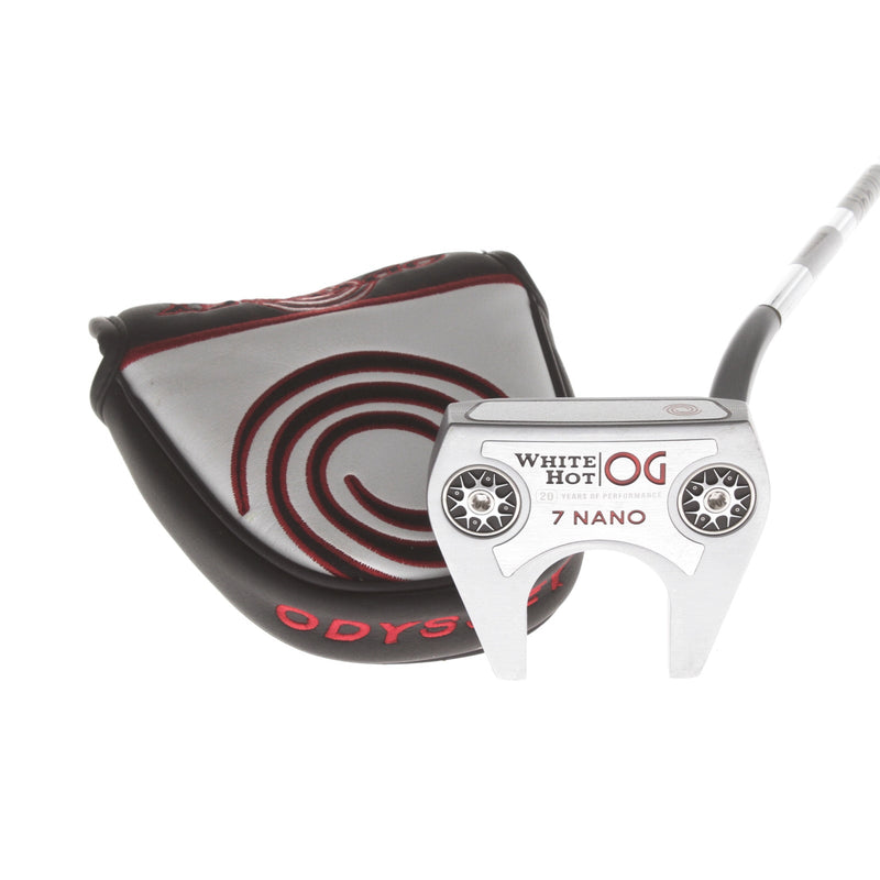 Odyssey White Hot OG 7 Nano Mens Right Hand Putter 34.5" Mallet - Odyssey