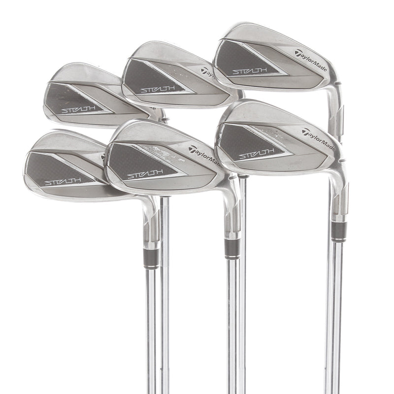 TaylorMade Stealth Steel Mens Right Hand Irons 5-PW Stiff - Dynamic Golf S300