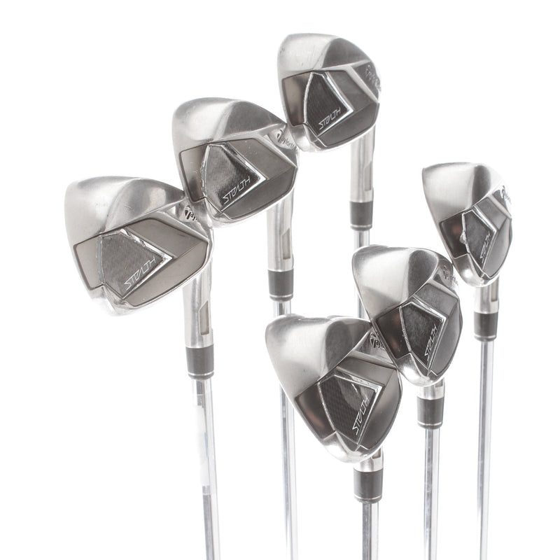 TaylorMade Stealth Steel Mens Right Hand Irons 5-PW Stiff - Dynamic Golf S300