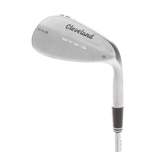 Cleveland RTX-3 Steel Mens Right Hand Lob Wedge 58* 6 Bounce Wedge - Dynamic Gold