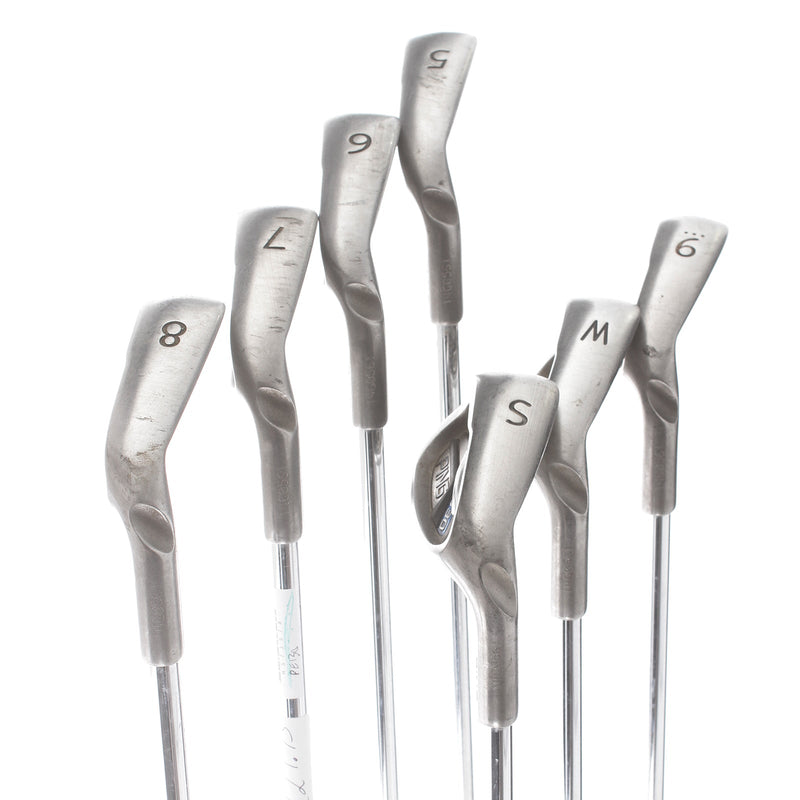 Ping G30 Steel Mens Right Hand Irons 5-SW White Dot 3* Upright Regular - Ping CFS