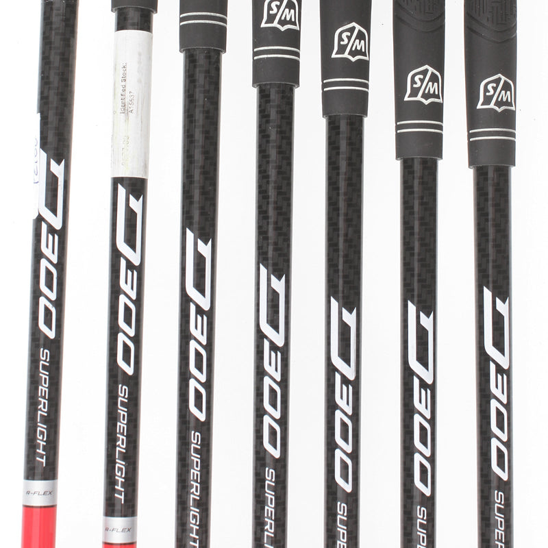 Wilson D300 Graphite Mens Right Hand Irons 5-SW Regular - Wilson Staff D300