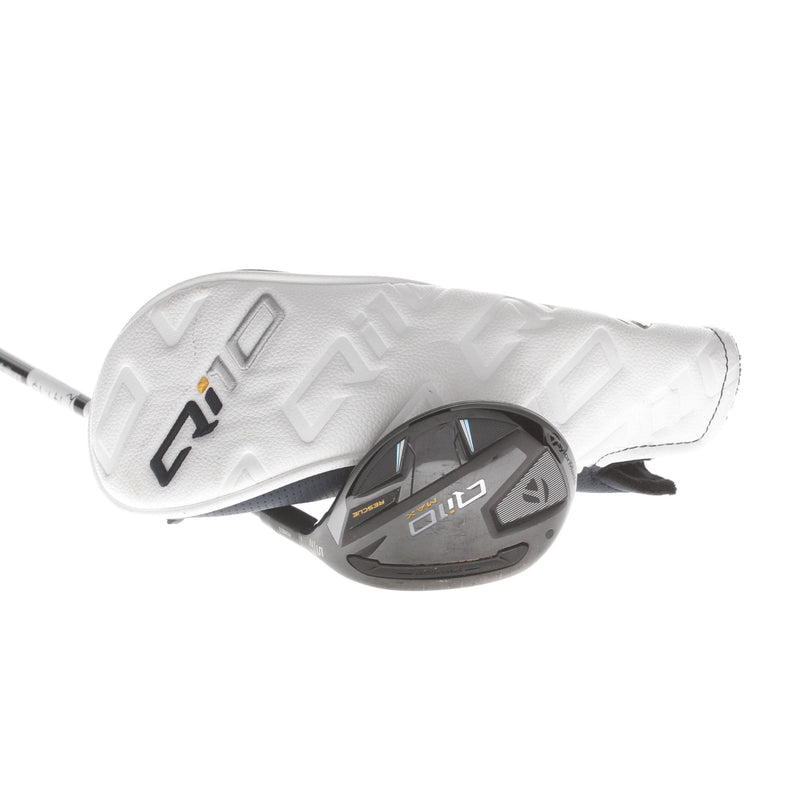 TaylorMade Qi10 Max Graphite Mens Right Hand 5 Hybrid 27* Stiff - Fujikura Ventus Blue TR 7-S