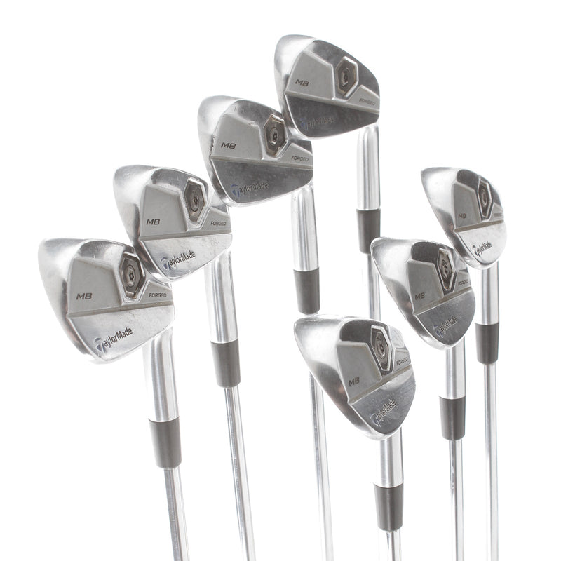TaylorMade Tour Preferred MB Steel Mens Right Hand Irons 4-PW Stiff - Dynamic Golf S300