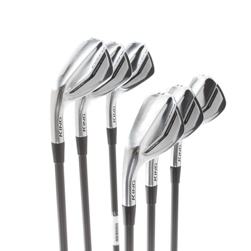 Cobra Forged Tec X 2022 Graphite Mens Left Hand Irons 5-PW Regular - KBS PGI 75