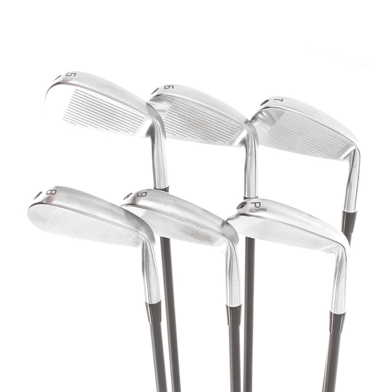 Cobra Forged Tec X 2022 Graphite Mens Left Hand Irons 5-PW Regular - KBS PGI 75