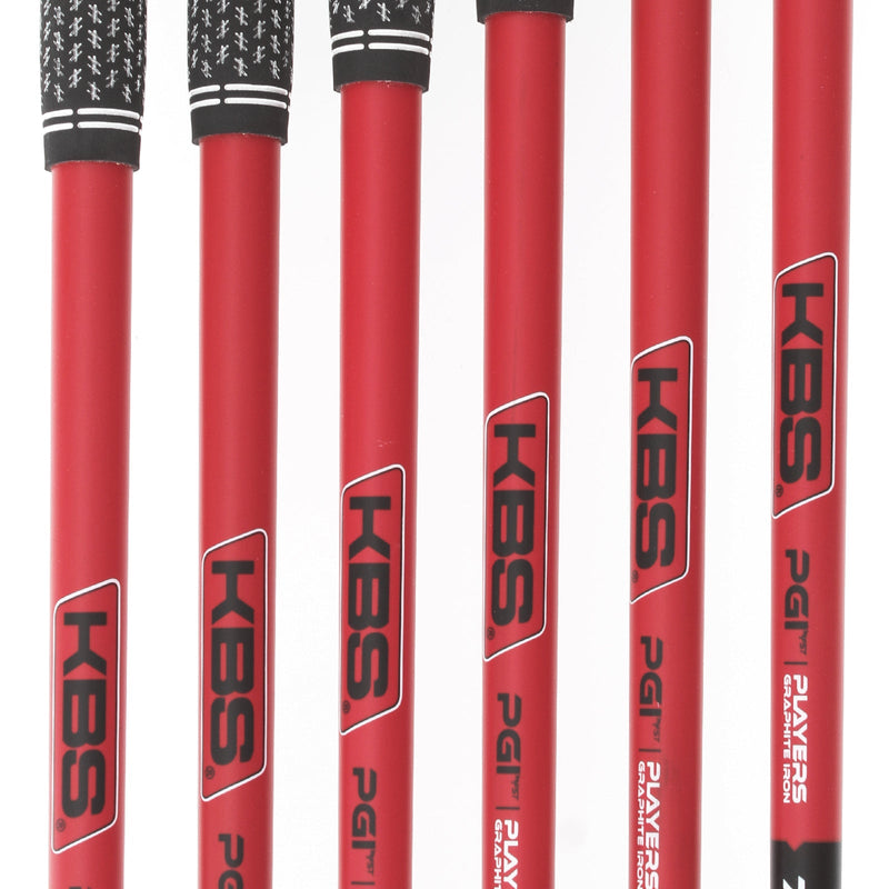 Cobra Forged Tec X 2022 Graphite Mens Left Hand Irons 5-PW Regular - KBS PGI 75