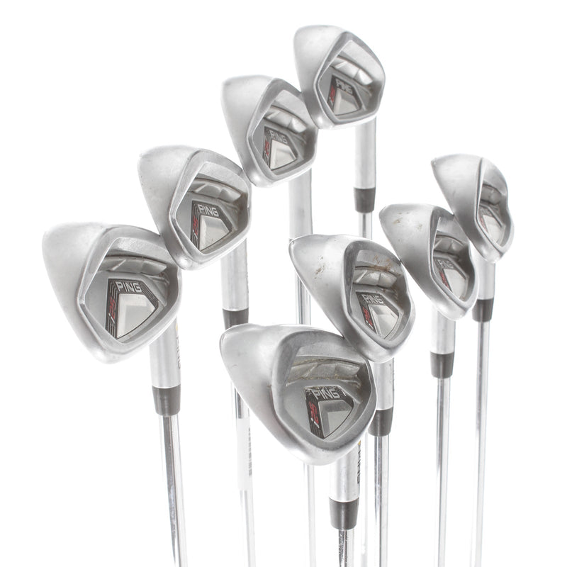 Ping i25 Steel Mens Right Hand Irons 5-SW+AW Yellow Dot 1.5* Upright Regular - Ping CFS