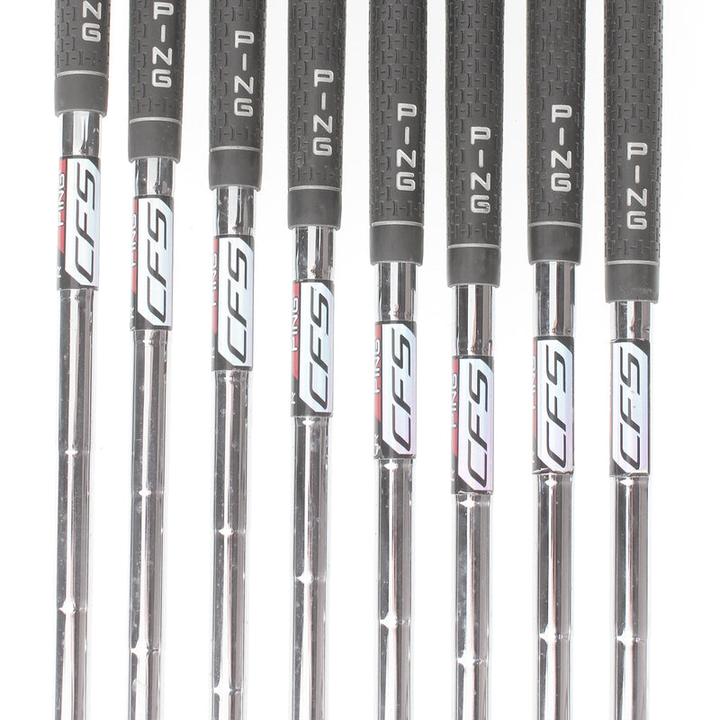 Ping i25 Steel Mens Right Hand Irons 5-SW+AW Yellow Dot 1.5* Upright Regular - Ping CFS