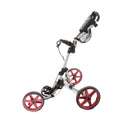 Clicgear 3.5+ 3-Wheel Push/Pull Trolley - Black/White/Red