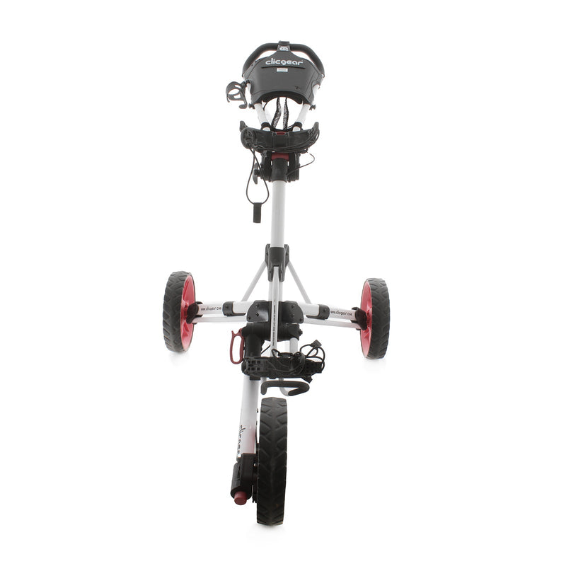 Clicgear 3.5+ 3-Wheel Push/Pull Trolley - Black/White/Red