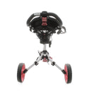 Clicgear 3.5+ 3-Wheel Push/Pull Trolley - Black/White/Red