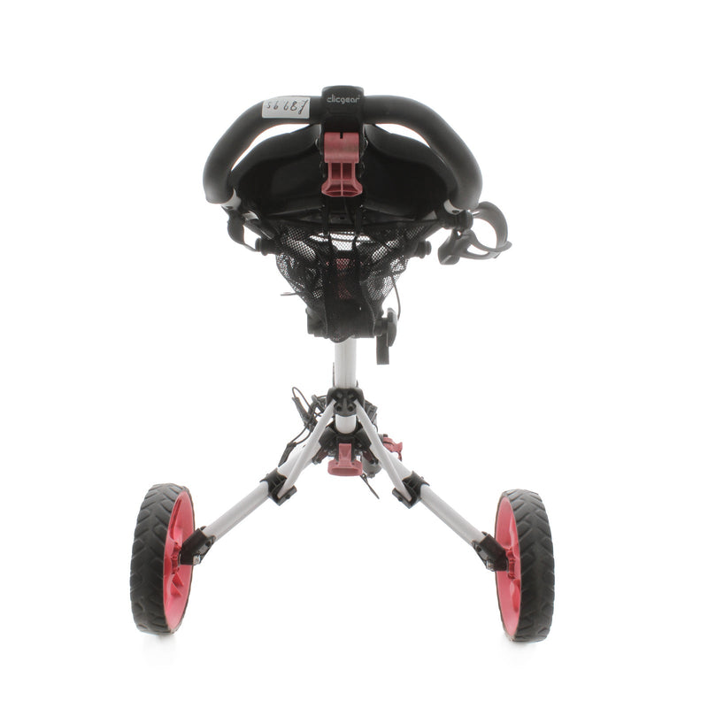 Clicgear 3.5+ 3-Wheel Push/Pull Trolley - Black/White/Red