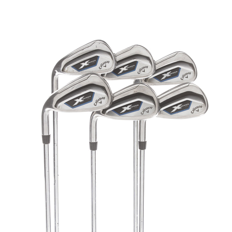 Callaway X-Series N416 Steel Mens Left Hand Irons 5-PW Uniflex - Callaway X-Series