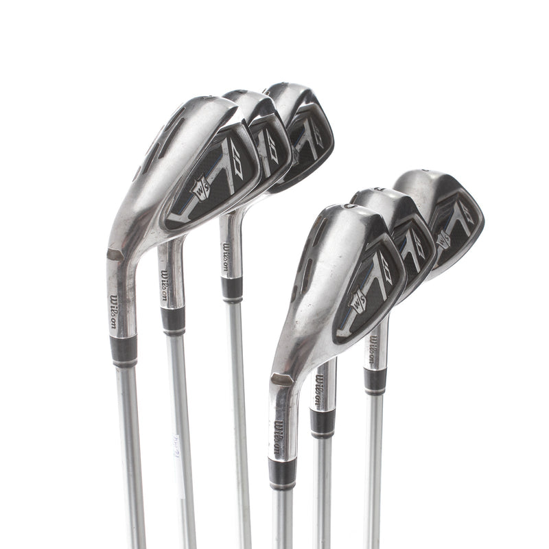 Wilson D7 Graphite Mens Left Hand Irons 6-SW Regular - UST Mamiya Recoil 460