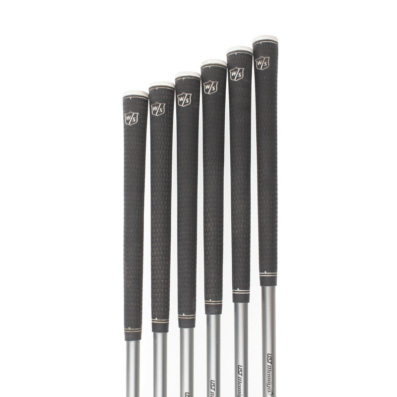 Wilson D7 Graphite Mens Left Hand Irons 6-SW Regular - UST Mamiya Recoil 460