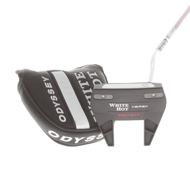 Odyssey White Hot Versa Seven Mens Right Hand Putter 34" Mallet Stroke Lab 70 Class - Super Stroke Tour 1.0