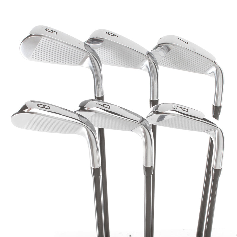 Titleist T300 Graphite Mens Left Hand Irons 5-PW Senior - Tensei AV Red