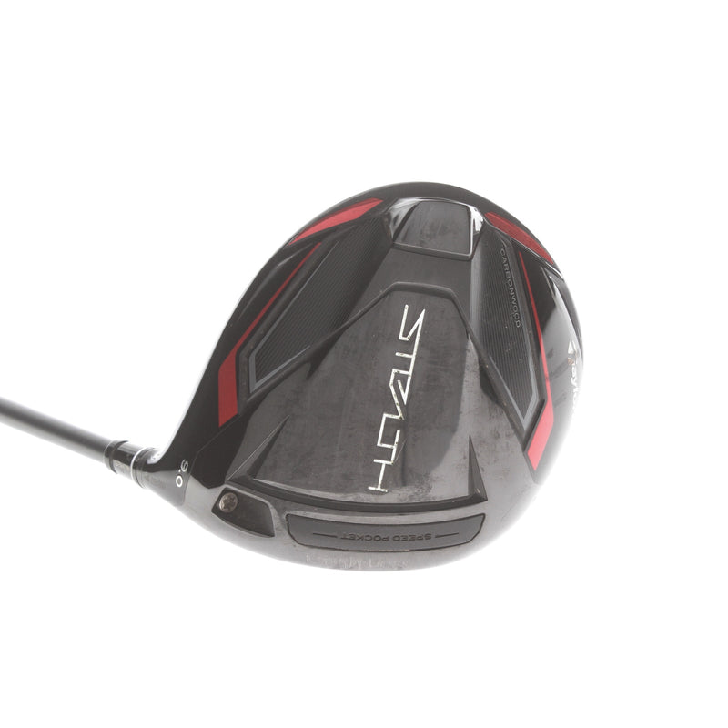 TaylorMade Stealth Graphite Mens Right Hand Driver 9* Stiff - Hzrdus Smoke Black 60G