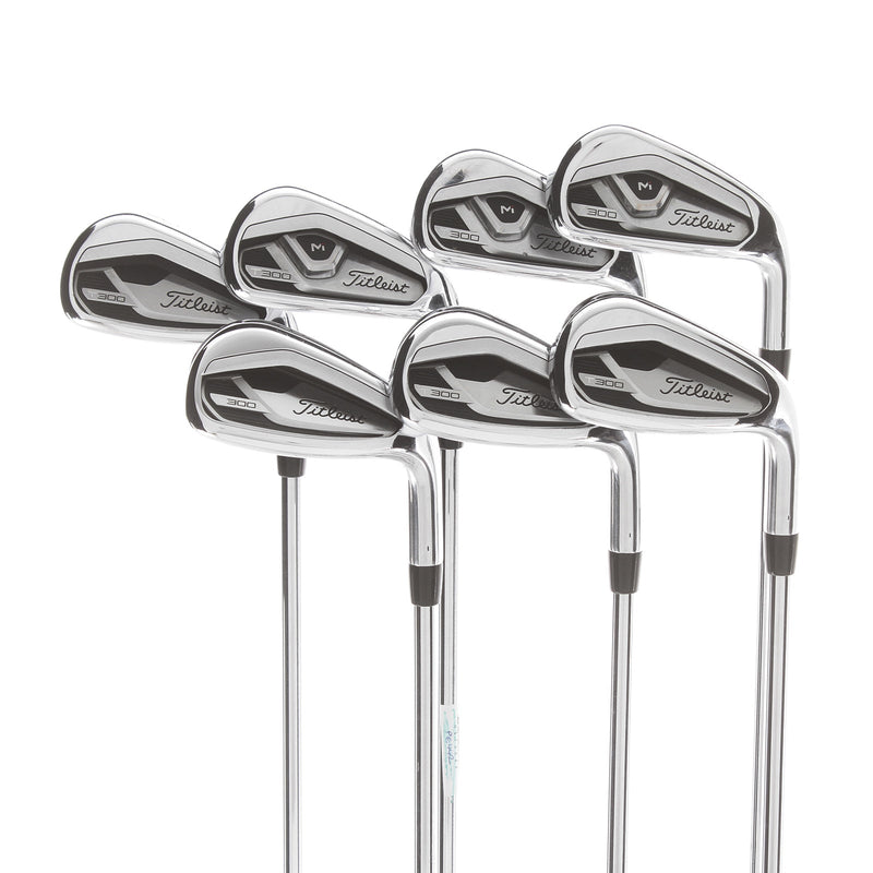 Titleist T300 2021 Steel Mens Right Hand Irons 5-GW Regular - True Temper AMT Red R300