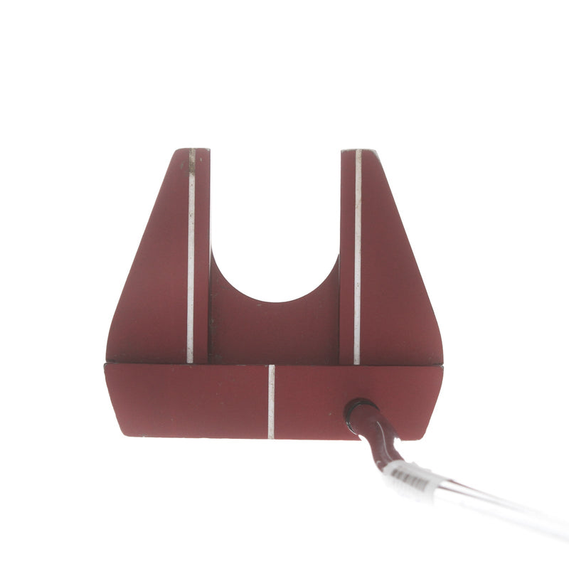 Odyssey O Works Tank 7 Red Mens Right Hand Putter 35" Mallet - Super Stroke Mid Slim 2.0