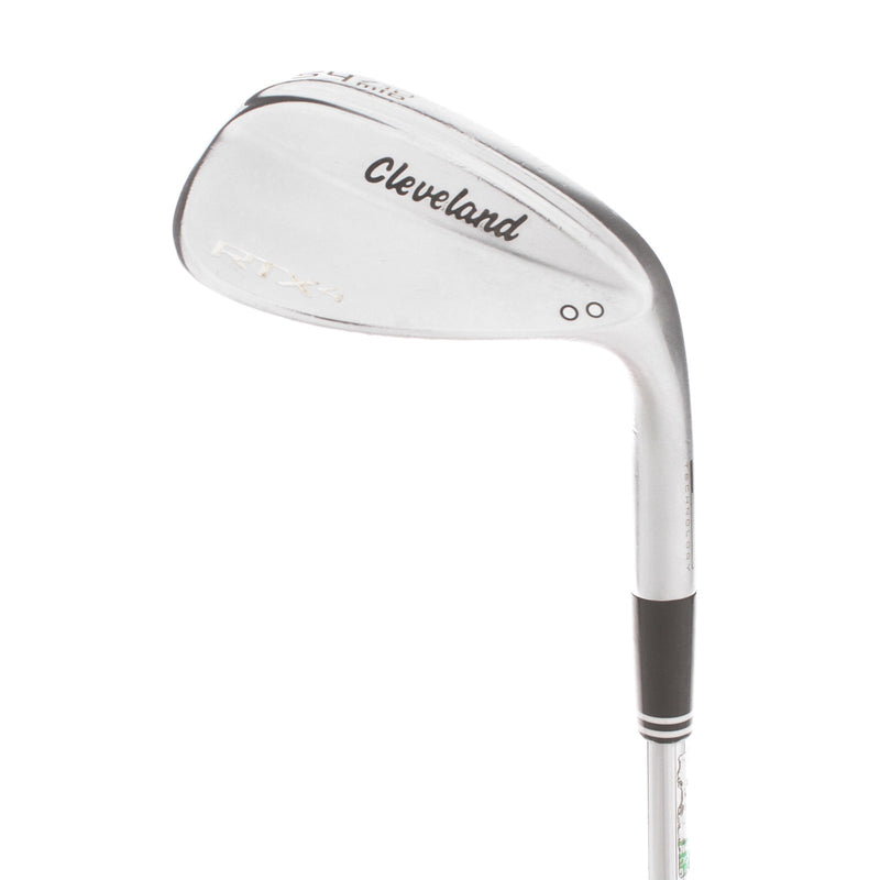 Cleveland RTX-4 Steel Mens Right Hand Sand Wedge 54* 10 Bounce Mid Grind Stiff - Dynamic Gold S400