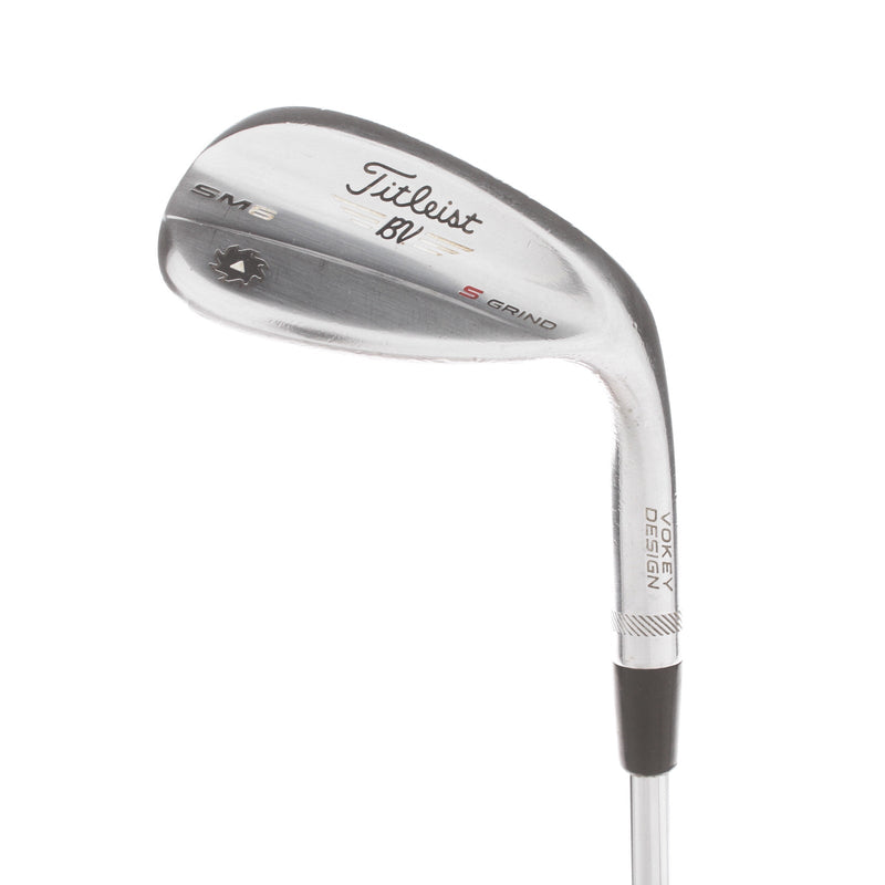 Titleist SM6 Steel Mens Right Hand Lob Wedge 58* 10 Bounce S Grind Wedge - BV Vokey
