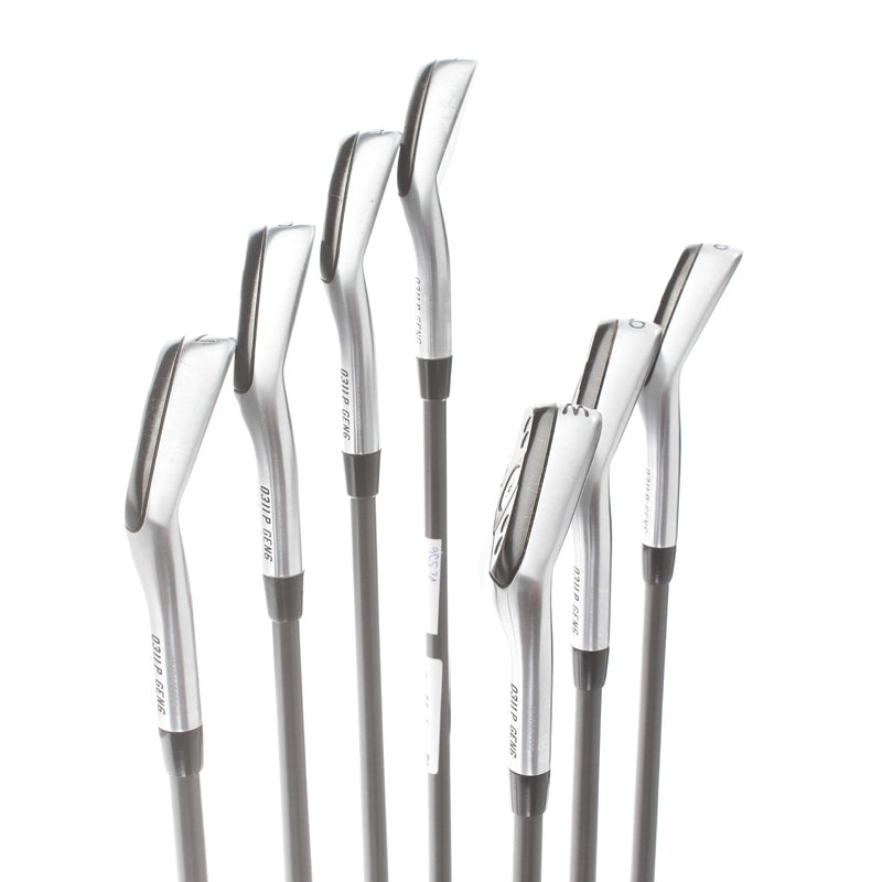 PXG 0311 P Gen6 Graphite Mens Right Hand Irons 4-PW Stiff - Steelfiber i95