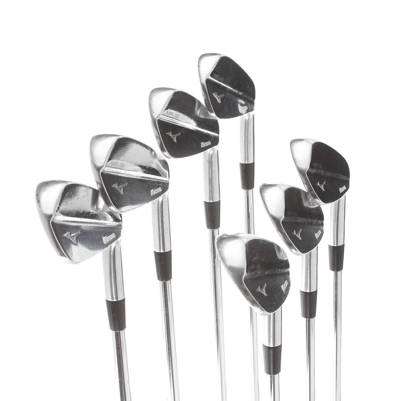 Mizuno MP-18 Steel Mens Right Hand Irons 4-PW Stiff - Dynamic Gold S300