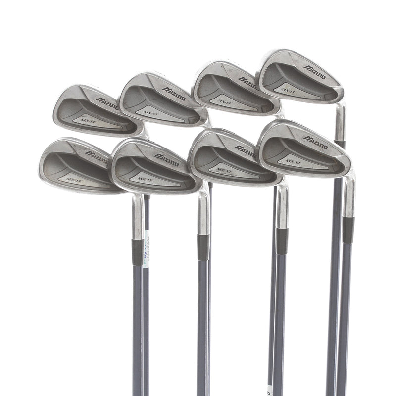 Mizuno MX-17 Graphite Mens Right Hand Irons 4-SW Regular - Mizuno Exsar Blue
