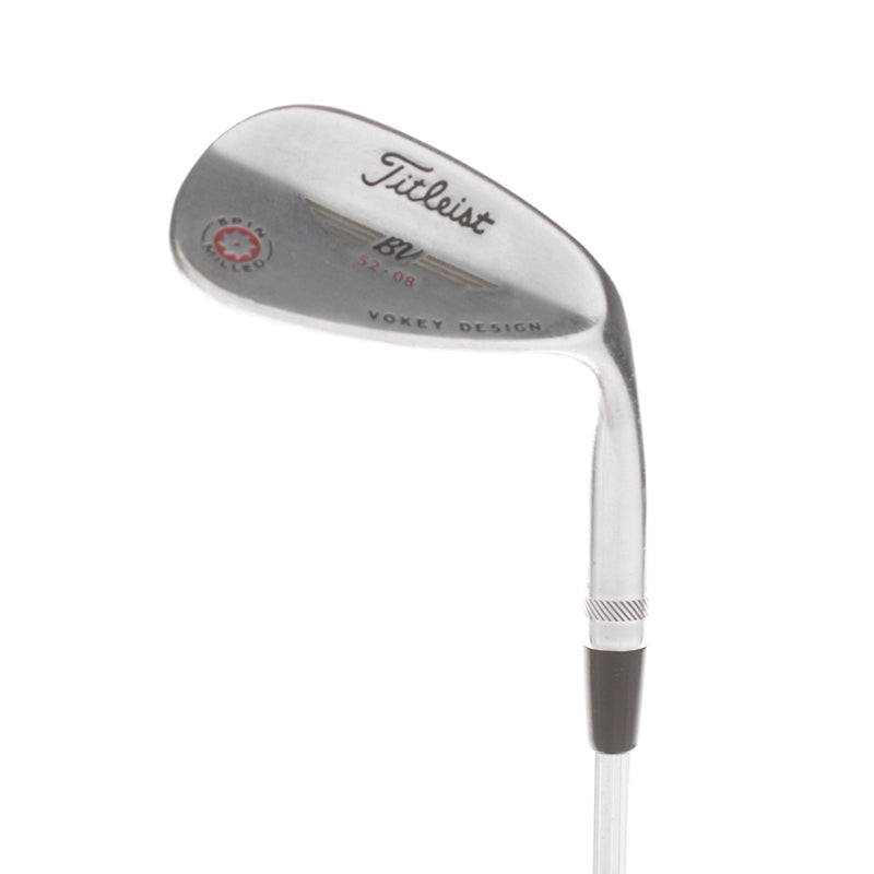 Titleist Vokey Spin Milled Steel Mens Right Hand Gap Wedge 52* 8 Bounce Wedge - BV Vokey