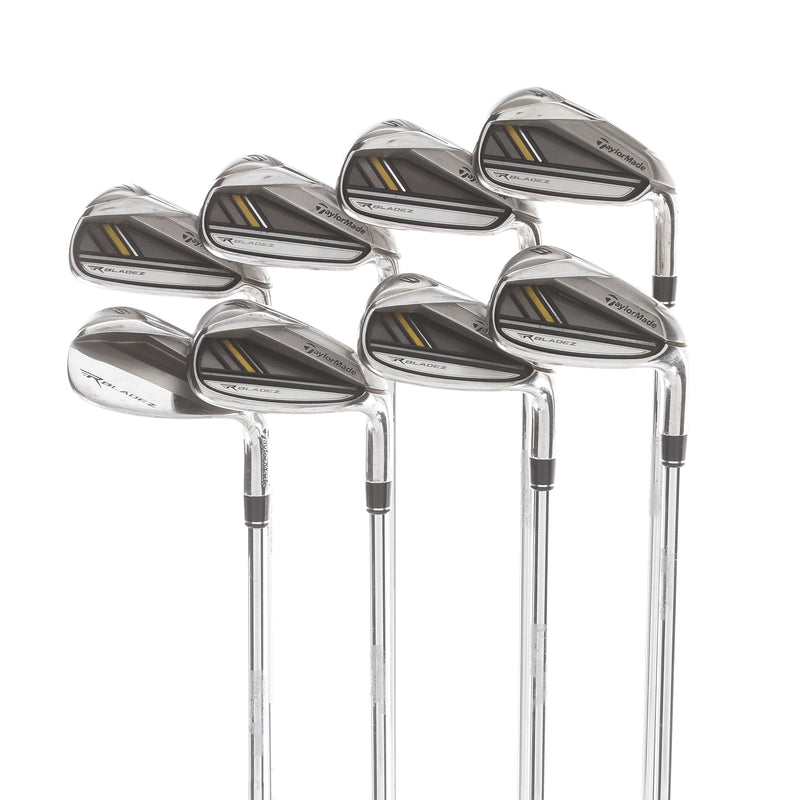 TaylorMade RBladez Steel Mens Right Hand Irons 4-SW Regular - Rocketfuel 85g