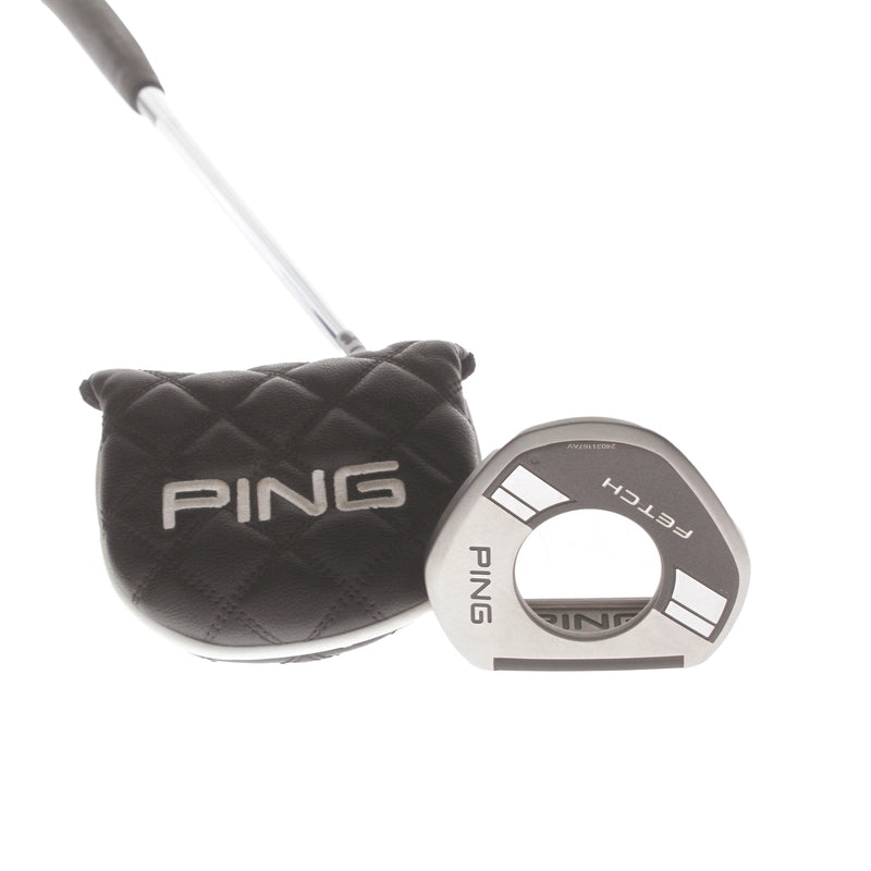 Ping Fetch 2024 Mens Right Hand Putter Black Dot 33" Mallet - Ping