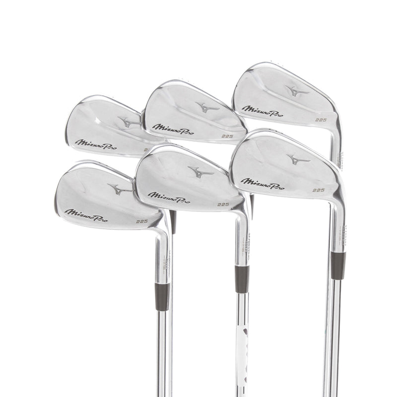 Mizuno Pro 225 Steel Mens Right Hand Irons 5-PW Regular - Project X LZ 5.5 115g