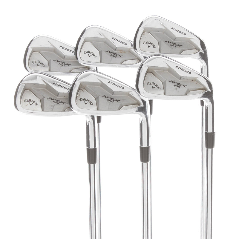 Callaway Apex Pro 2019 Steel Mens Right Hand Irons 5-PW Stiff - Dynamic Gold S400