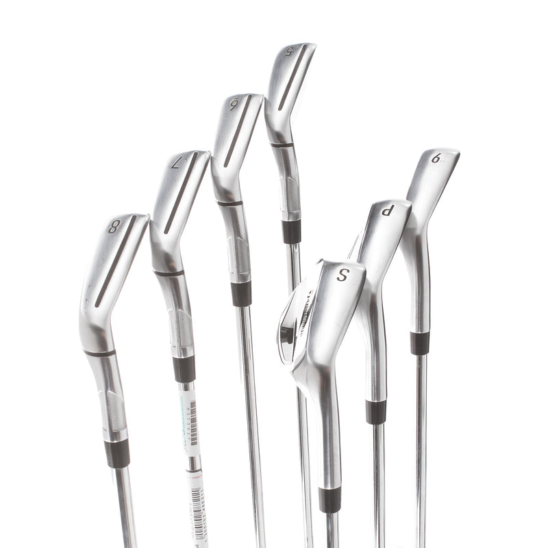 TaylorMade Qi Steel Mens Right Hand Irons 5-SW Stiff - KBS Max MT 85