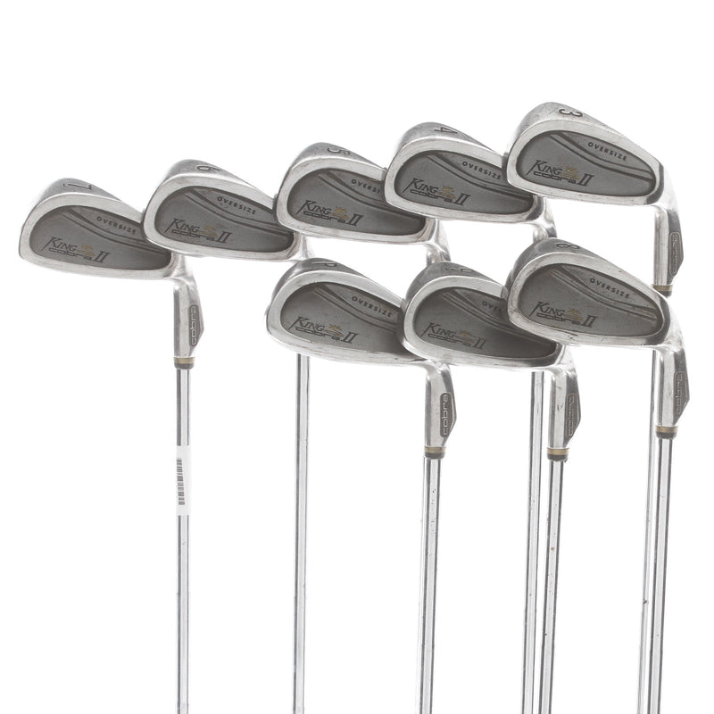 Cobra King II Overize Steel Mens Right Hand Irons 3-PW Stiff - Cobra