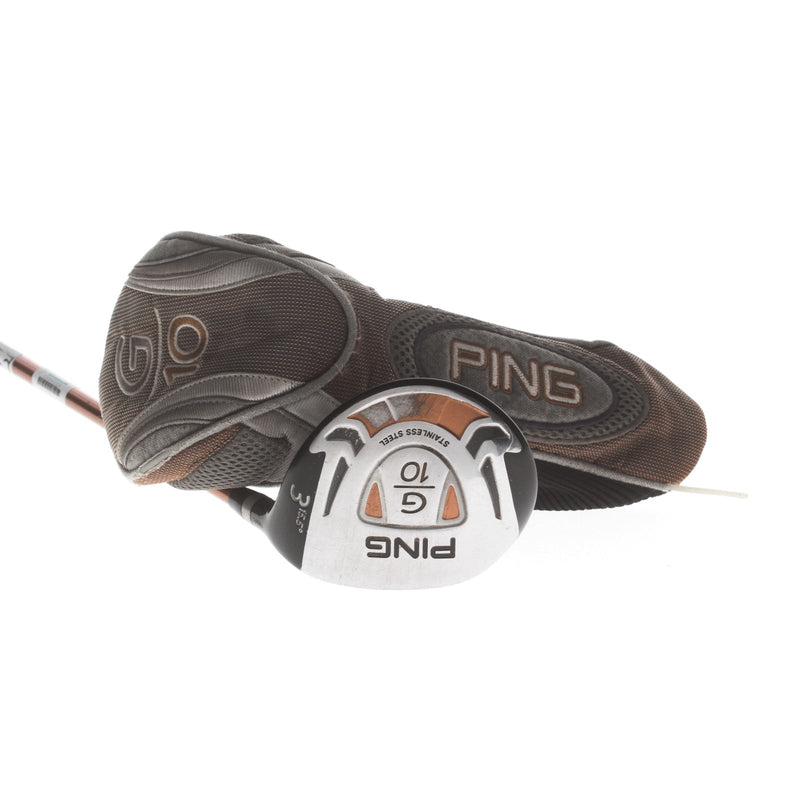 Ping G10 Graphite Mens Right Hand Fairway 3 Wood 15.5* Stiff - Ping TFC 129