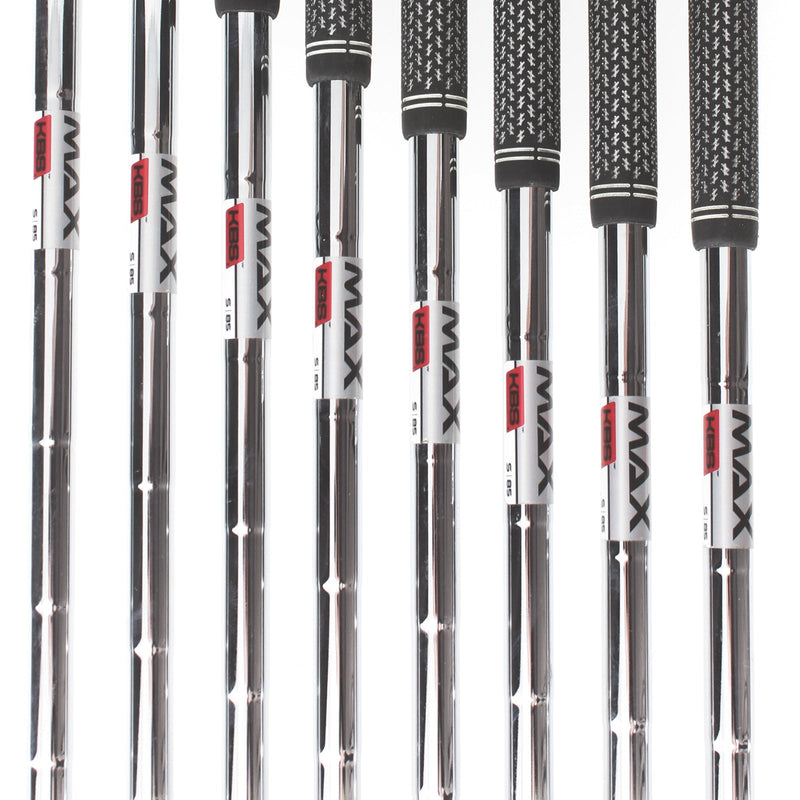 TaylorMade Sim Max Steel Mens Right Hand Irons 4-AW Stiff - KBS Max 85